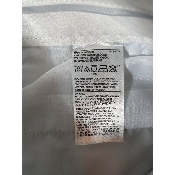 Banana Republic Women's Light Blue and White Sloan Curvy Fit Pants Size 4 - Picture 7 of 10